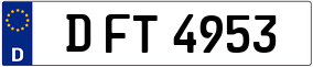 Truck License Plate